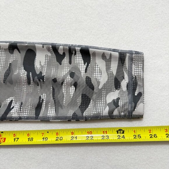 Zelos Womens Athletic High Waist Zip Pocket Stretch Grey Camo Legging Sz M NWOT - Picture 10 of 10